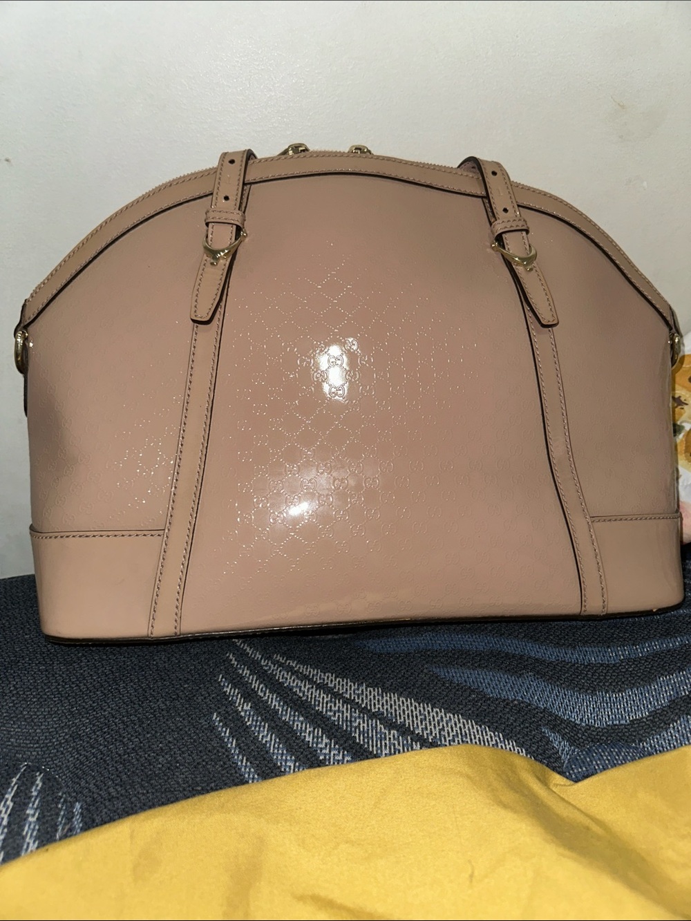 Gucci Blush Patent Dome Satchel